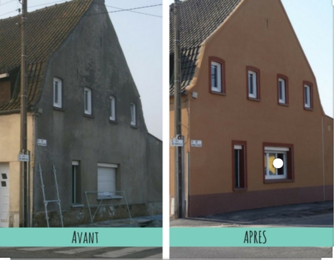 Façade Habitat à Bourges - Travaux de Peinture en Extérieur