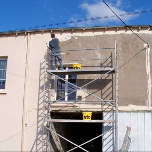Façade Habitat à Bourges - Travaux de Peinture en Extérieur
